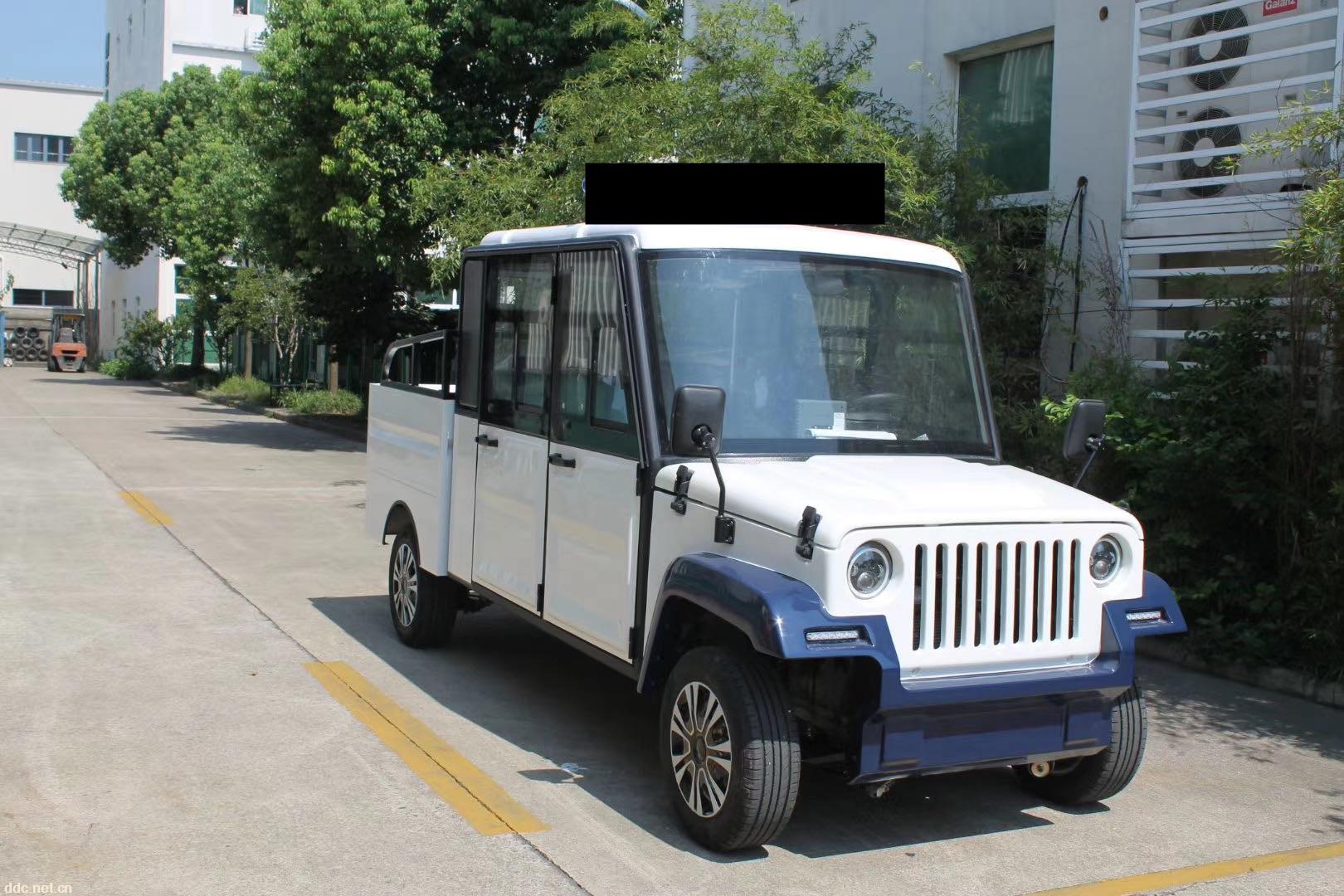 電動皮卡車四輪四座巡邏車