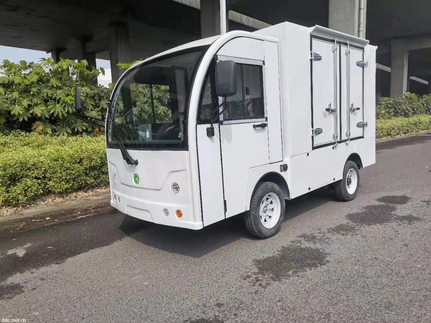 电动箱式送餐车厢式货车