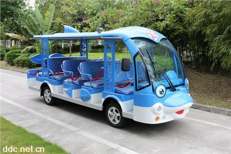 卡通造型的游覽觀光車