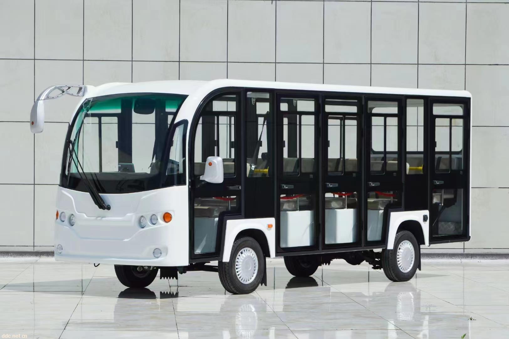 14座夏季敞开式观光车带冷暖空调景区电动观光车