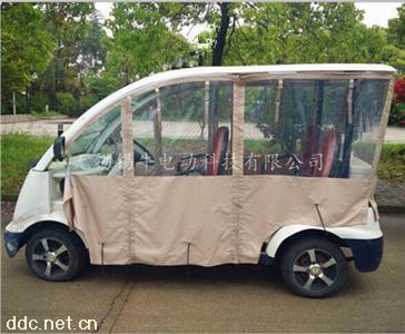 电动观光车看房车透明雨帘定制