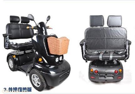 信步XB-F雙人四輪自動剎車老年電動車殘疾人電動車原裝出口