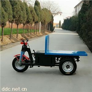 電動平板拉磚車工地拉磚車馬力強勁持久耐用建筑工程專用