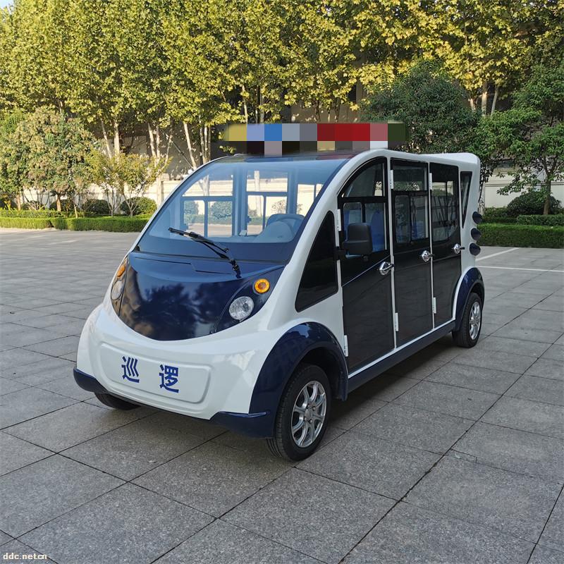 凯驰铁壳电动巡逻车4轮电瓶巡逻车工厂厂家巡逻车带门封闭式