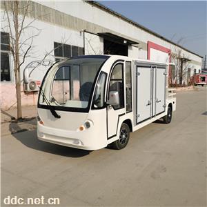 凯驰箱式电动货车 四轮电动送餐车 电瓶搬运车