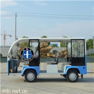 鴻暢達藍色電動觀光車新款