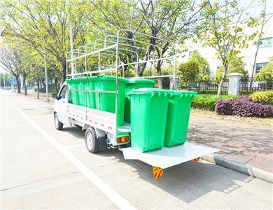 延龍牌純電動桶裝垃圾運輸車