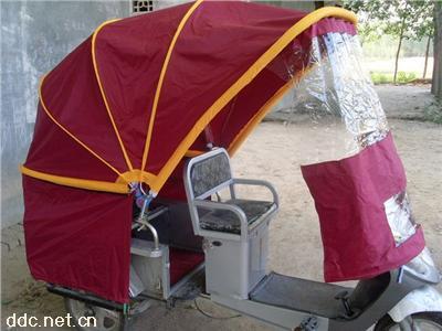 電動三輪車， 80*80 休閑三輪車篷 小型遮陽篷